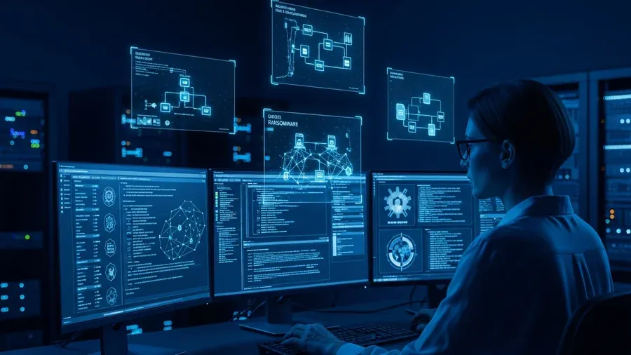 Digital forensic investigation of ransomware attack vectors and encrypted files