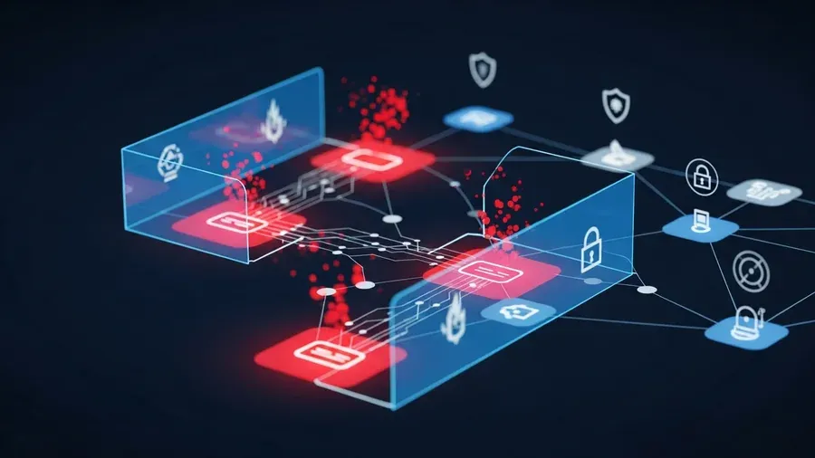 Cybersecurity team isolating infected network segments during ransomware incident