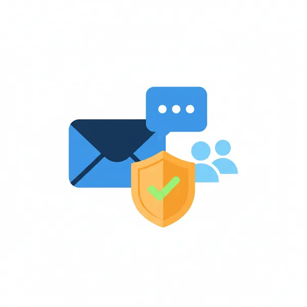 Illustration of managing Microsoft 365 identity, mail, and collaboration from one secure hub