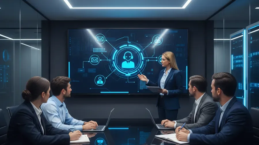 Security awareness training session focused on social engineering recognition techniques